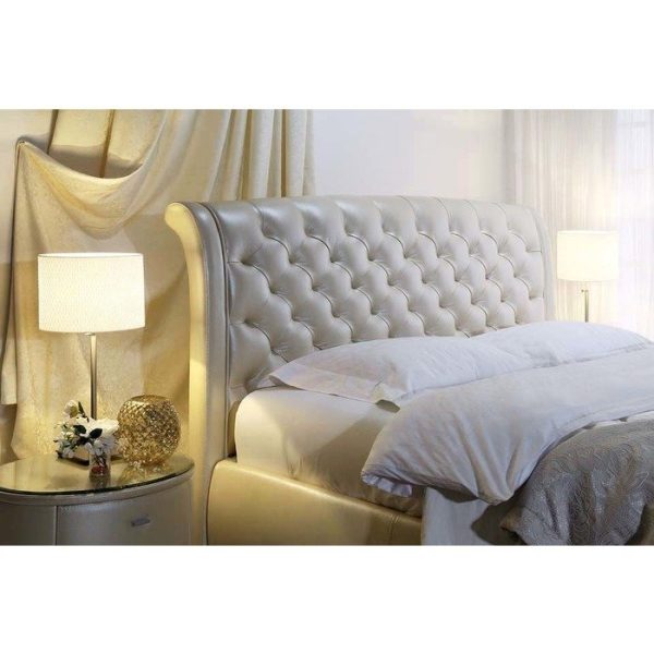 Кровать Letto GM 18 с обивкой из экокожи или велюра 180х200 см — изображение 2