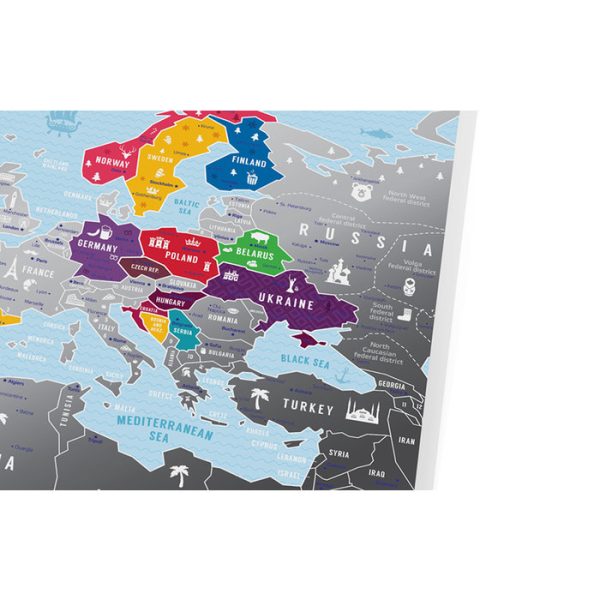 Карта travel map silver europe — изображение 25