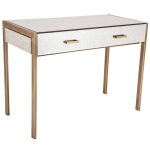 Консоль Antique из стали и стекла