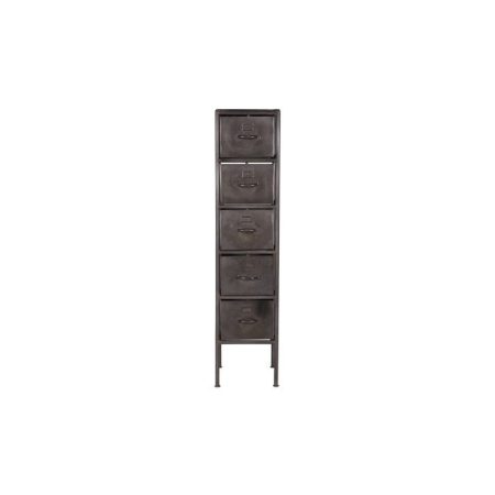 Комод  META 5-DRAWER CHEST METAL