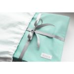 Комплект постельного белья евро мини с простыней на резинке 160х200 Мятный — изображение 2