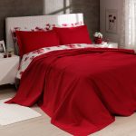 Комплект постельного белья RED FLOWER EURO