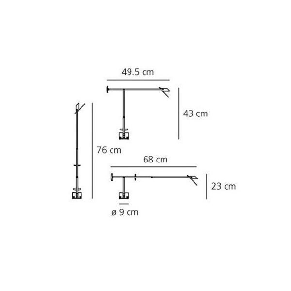 Настольная лампа Artemide Tizio micro Polished chrome  — изображение 8