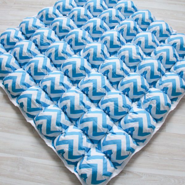 Игровой коврик Бомбон Blue Zigzag 110х110 см — изображение 2