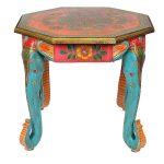 СТОЛИК НА СЛОНАХ КРАСКИ РАДЖАСТАНА