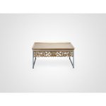 Стол кофейный «Модерн» прямоугольный на металлическом основании