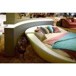 Кровать Letto  Rotondo 03 с обивкой из экокожи или велюра 200 см — изображение 12