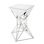 Кофейный стол  Bernini из полированной нержавеющей стали