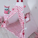 Стеганый игровой коврик Pink Zigzag  110х110 см — изображение 5