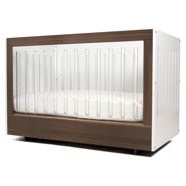 кроватка Roh орех c одной стороны акриловая панель Spot On Square  — изображение 3