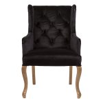 Кресло Ashby Chair Черный Вельвет