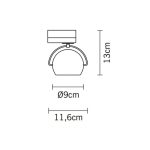 Спот  Fabbian BELUGA COLOUR из хрустального стекла — изображение 2