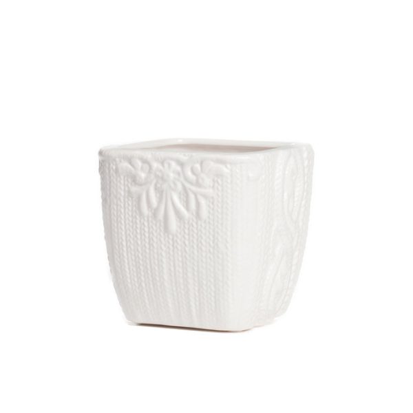 Маленькое керамическое кашпо Lindley — изображение 4