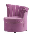 Кресло Shell фиолетовый велюр — изображение 4