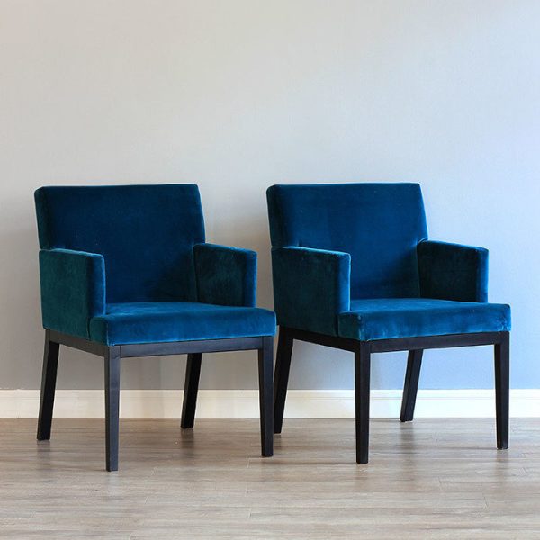 стул с мягкой обивкой  из хлопкового бархата — изображение 2