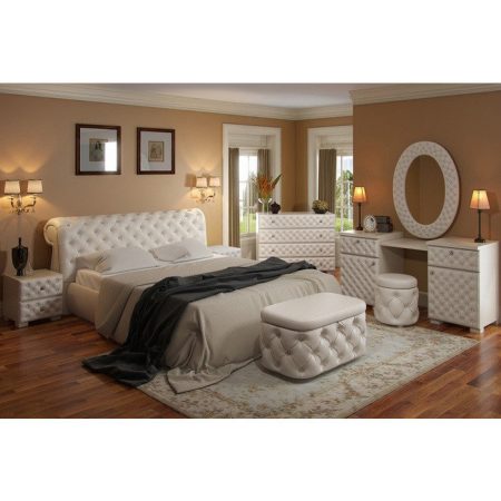 Кровать Letto с обивкой из экокожи или велюра 160х200 см