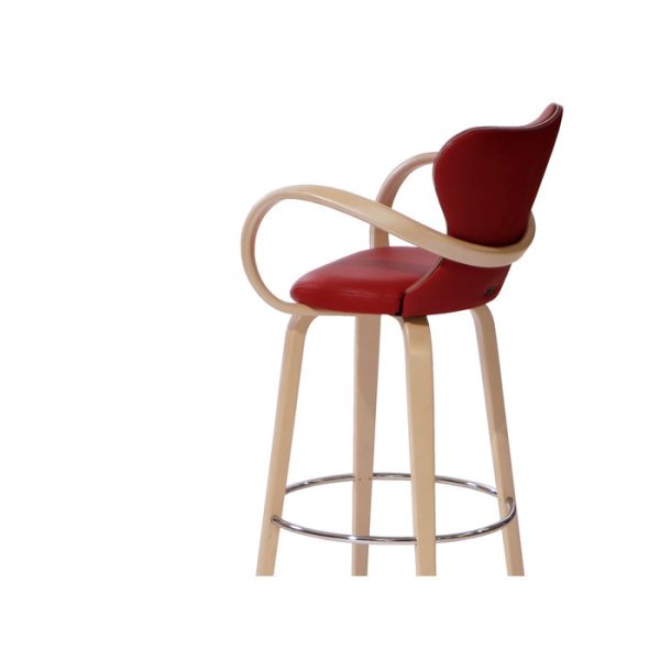 Стул барный Apriori S из натурального гнутого дерева — изображение 2