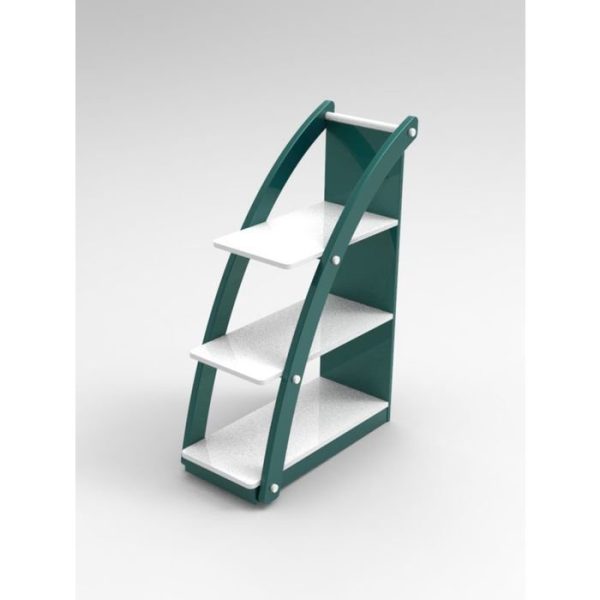 Стеллаж Парус К10 темно-бирюзовый — изображение 11