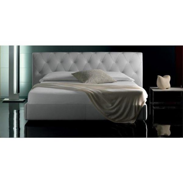 Кровать Bluemoon 180х200 см Белая Кожа Класса Премиум — изображение 3