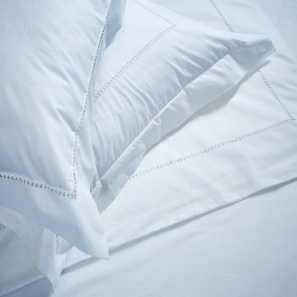 Постельный комплект евро с зеленым кантом — изображение 2