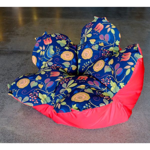 Кресло-мешок Цветок L Капри ночью — изображение 2