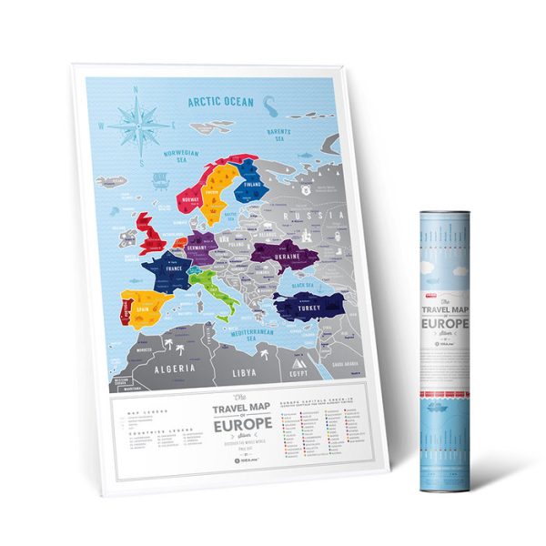 Карта travel map silver europe — изображение 9
