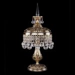 Настольная лампа Bohemia Ivele с хрустальными подвесами