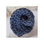 ПЛЕД КРУПНОЙ ВЯЗКИ, ГРАФИТ