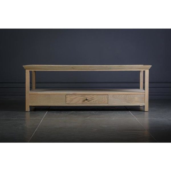 Столик журнальный с ящиком из массива дуба — изображение 3