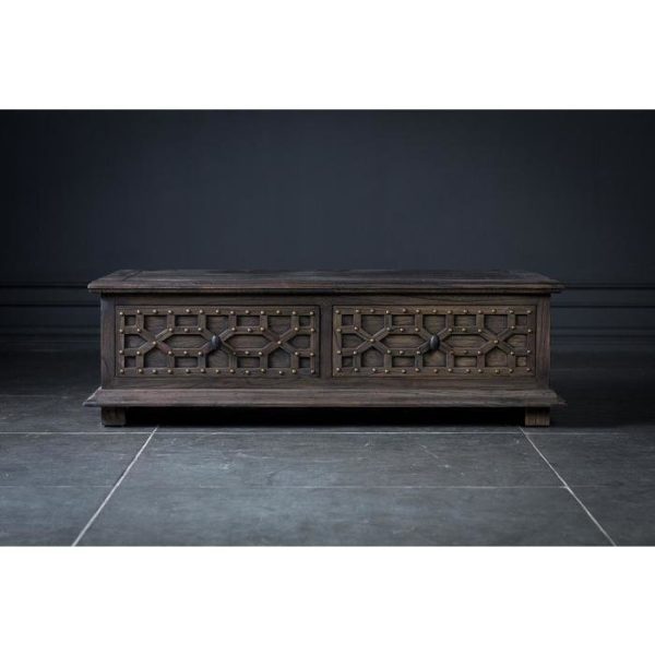 Столик кофейный с ящиками из массива дуба  — изображение 3