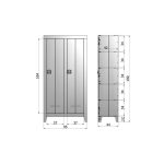 Шкаф  KLUIS CABINET STEEL GREY — изображение 6