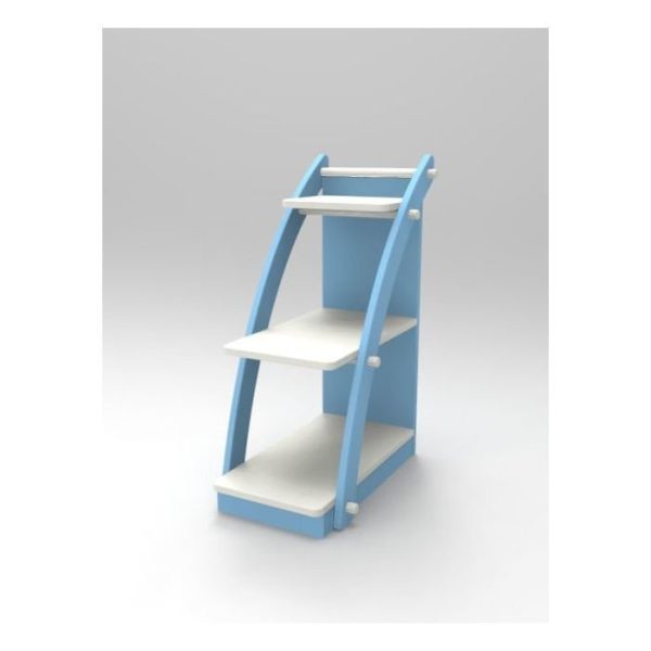 Стеллаж Парус К8 Пастельно-бирюзовый — изображение 17