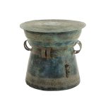 Журнальный стол  Drum в виде барабана из металла