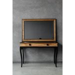 Настенное зеркало Lilith Mirror из массива дуба