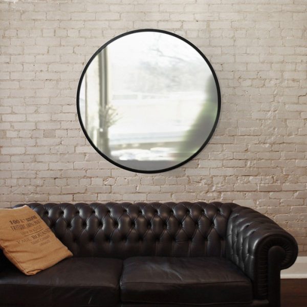 Настенное Зеркало Umbra hub черное — изображение 2
