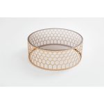 Журнальный столик АРМУР  из стали и закаленного стекла