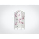 Ширма расписная из дерева махагони, украшена росписью ручной работы 190x120x3 см