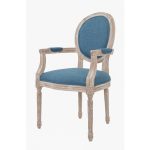 стул с мягкой обивкой Diella blue — изображение 4
