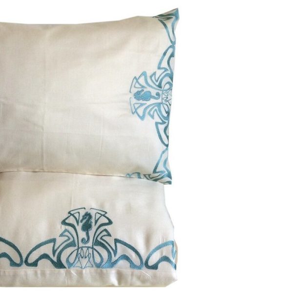 Комплект постельного белья (детский) Морской конёк сатин — изображение 3