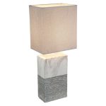 Настольная лампа GLOBO JEREMY с бежевым абажуром