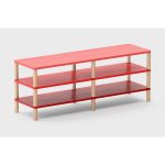 Тумба под ТВ LATITUDE SAGA ARNO SET 001 GRADIENT красная