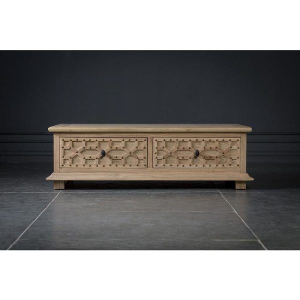 Столик кофейный с ящиками из массива дуба  — изображение 11