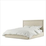 Кровать Cleo Bed лен 200х200 см 210х200 см 220х200 см  — изображение 2