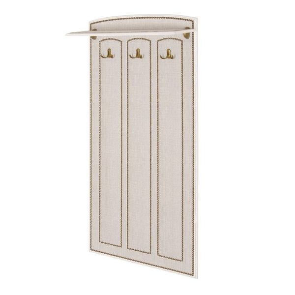 Вешалка Парма - 2/1 с тремя крючками и полкой — изображение 3