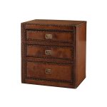 Тумба  Flemming обтянута кожей