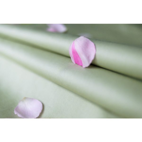 Комплект постельного белья стандарт с простыней 180х200 Фисташковый — изображение 4