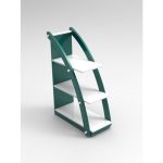 Стеллаж Парус К10 темно-бирюзовый — изображение 7