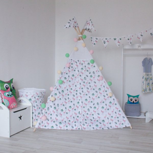 Игровой коврик Бомбон Flamingo 110х110 см — изображение 5