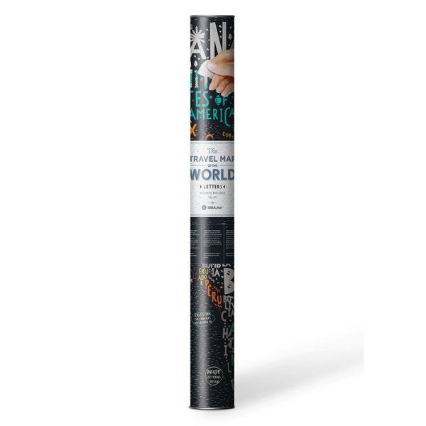 Карта travel map letters world — изображение 33