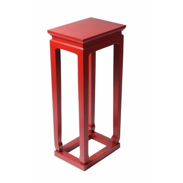 Подставка под цветы из бука красная — изображение 4